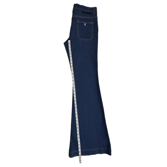 STELLA MCCARTNEY | True Blue 70s Flares High Rise Denim Jeans Pants Bellbottoms - Picture 6 of 15